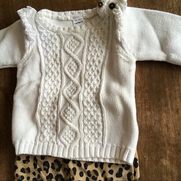 **BUY 3/$30!** Carters infant girl sweater set - Picture 3 of 3